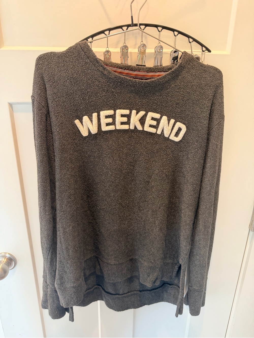 Royce Brand Weekend Sweatshirt Womens XL Charcoal Oversized Cozy